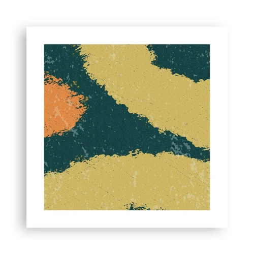Affiche - Poster - Abstraction – mouvement lent - 40x40 cm
