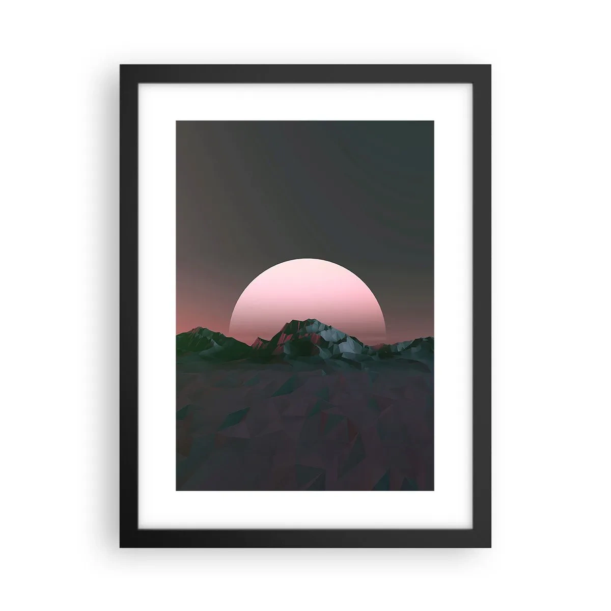Affiche dans un cadre noir - Poster - Dans une galaxie voisine - 30x40 cm
