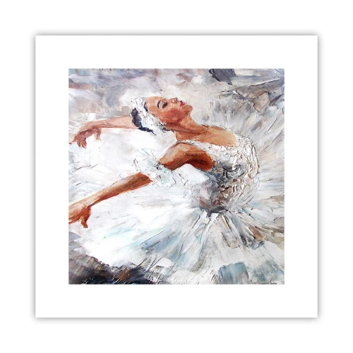 Affiche - Poster - Délicat et léger comme du tulle - 30x30 cm