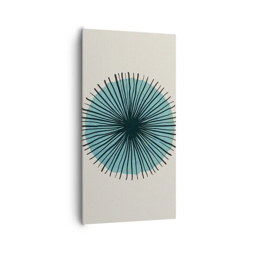 Impression sur toile - Image sur toile - Rayonnant dans l'azur - 65x120 cm