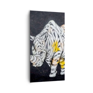 Impression sur toile - Image sur toile - La peau épaisse est un mythe - 65x120 cm