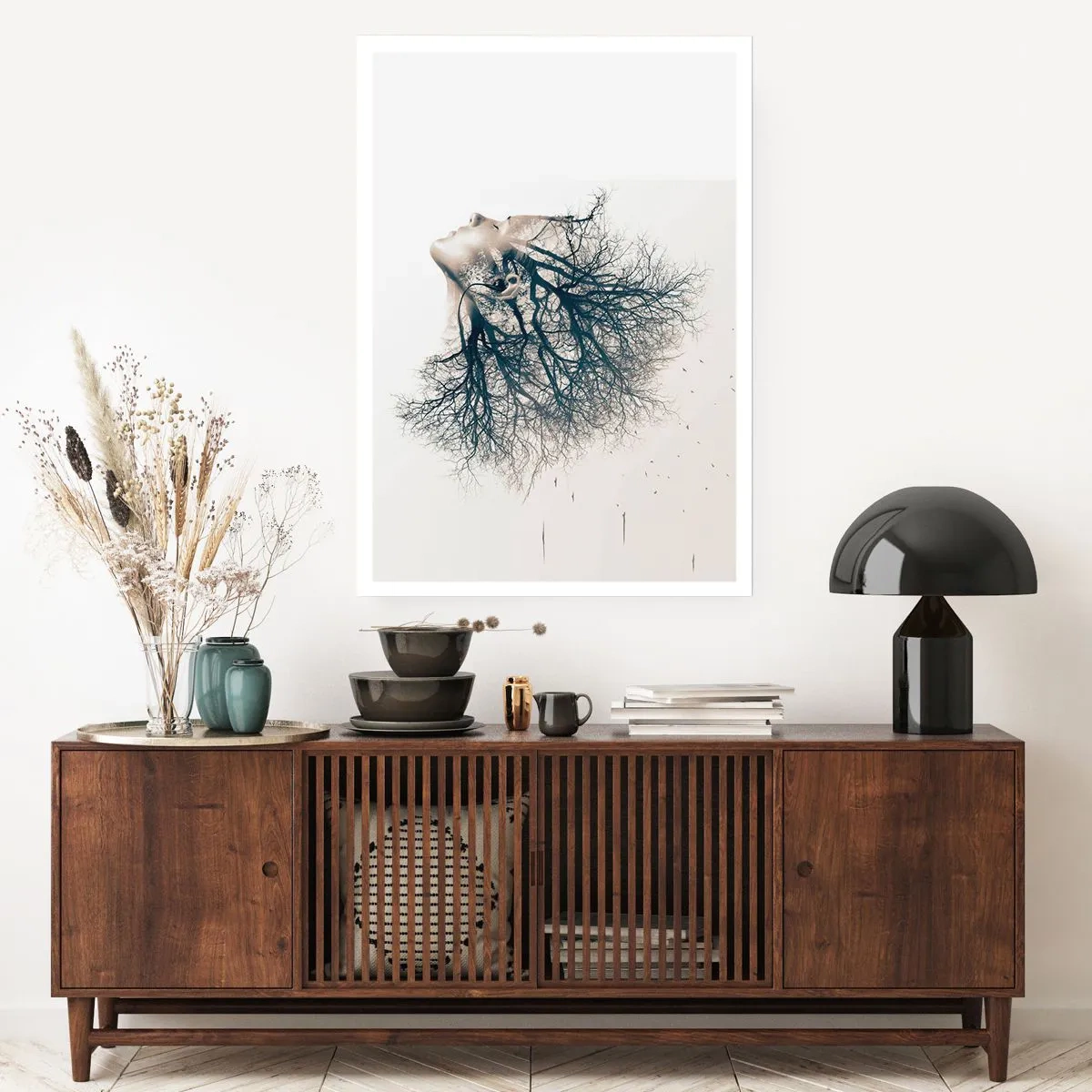 Affiche - Poster - Écouter le murmure des arbres - 61x91 cm