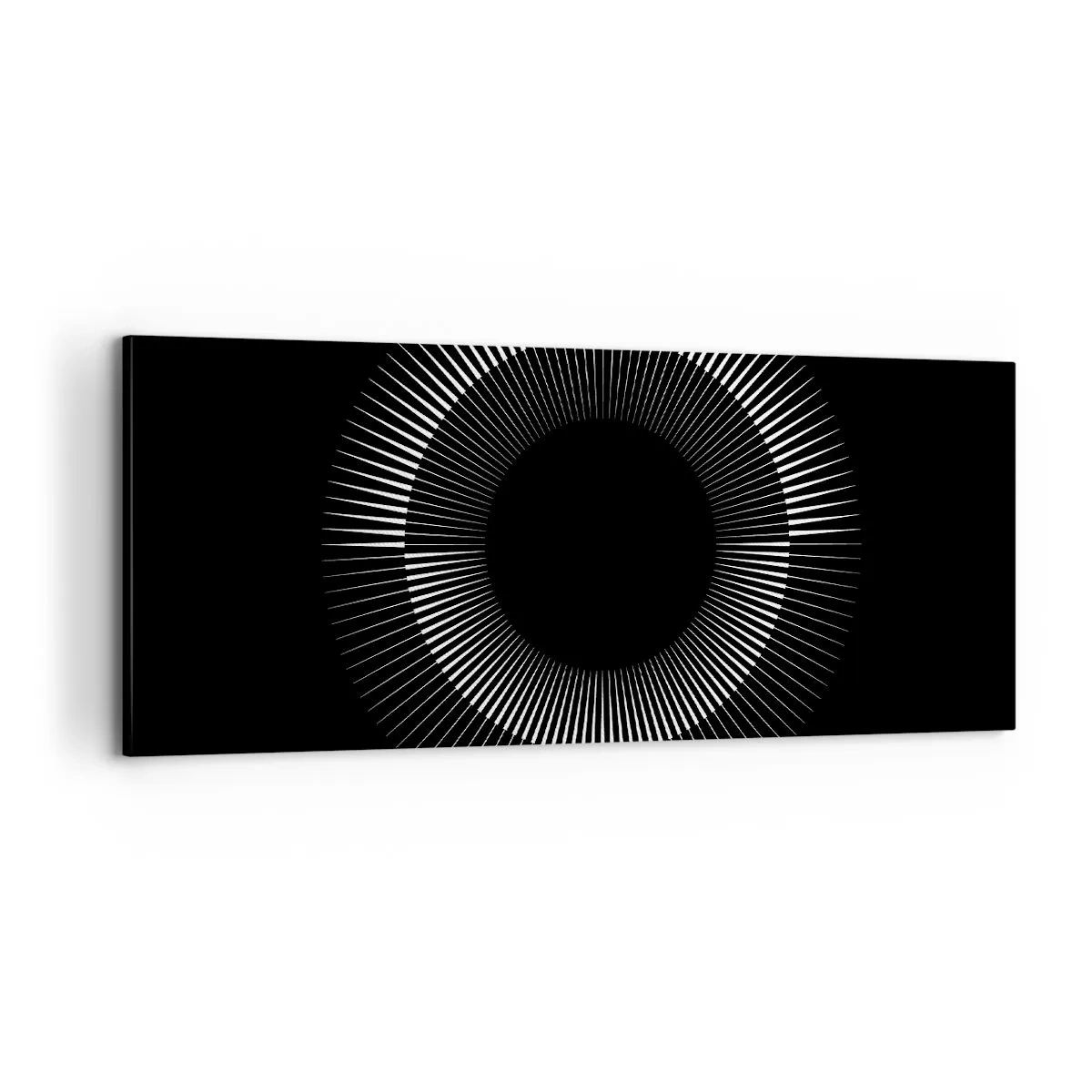 Impression sur toile - Image sur toile - Soleil noir - 100x40 cm