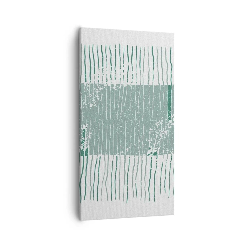 Impression sur toile - Image sur toile - Abstraction de la mer - 55x100 cm