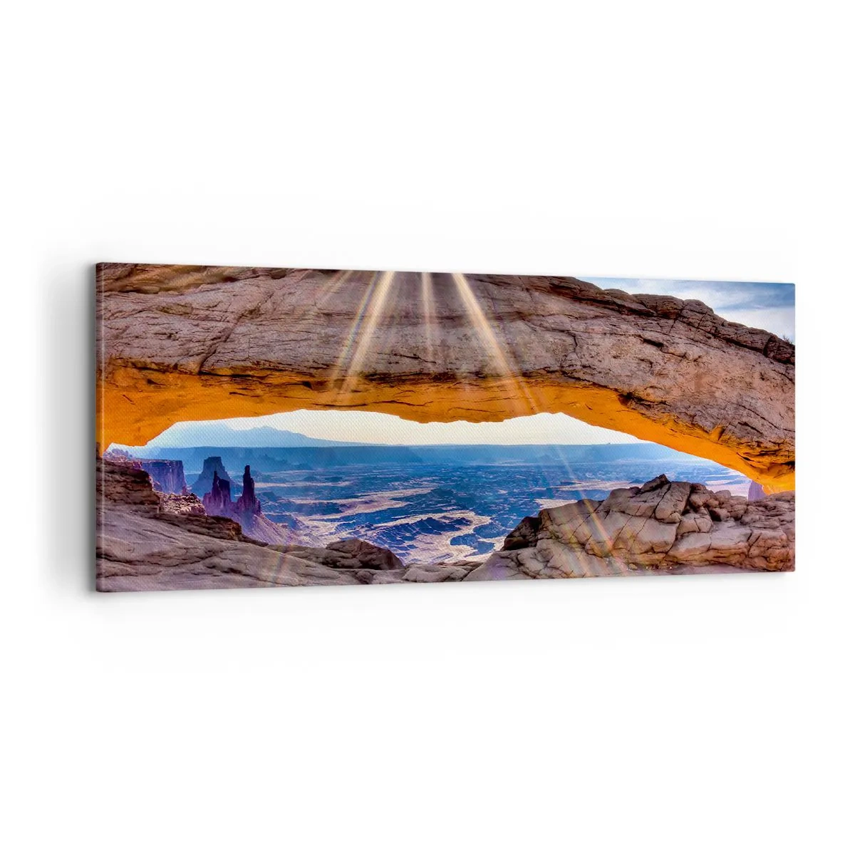 Impression sur toile - Image sur toile - Par la porte rocheuse - 100x40 cm