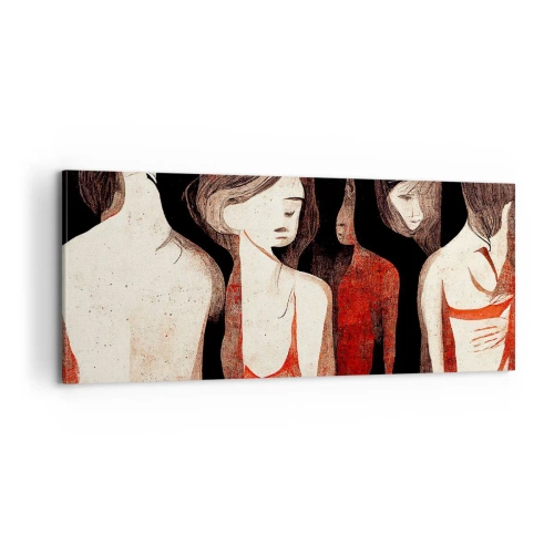 Impression sur toile - Image sur toile - Madones des ténèbres - 100x40 cm