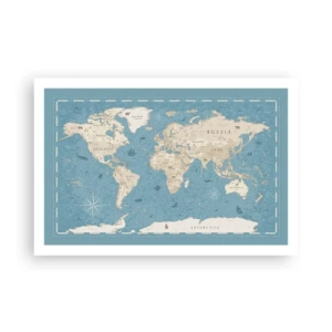 Affiche - Poster - Le monde à porter de main - 91x61 cm