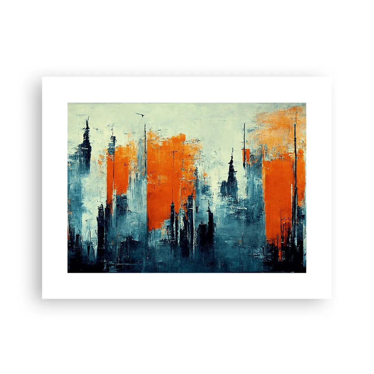 Affiche - Poster - Paysage moderne - 40x30 cm