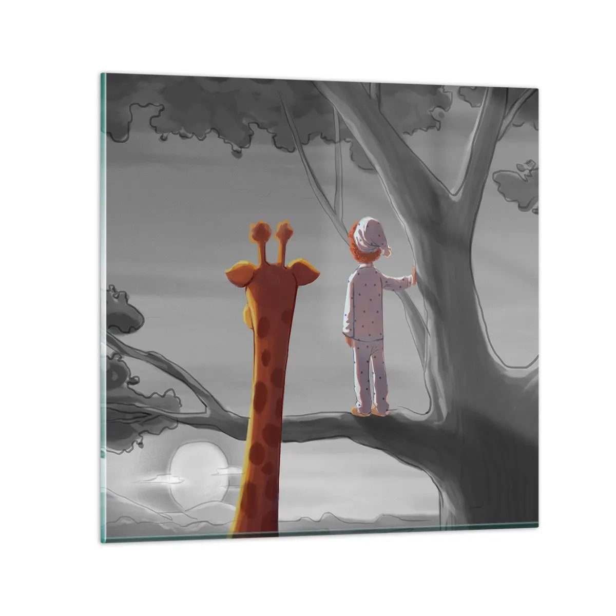 Impression sur verre - Image sur verre - Cela arrive vraiment - 70x70 cm