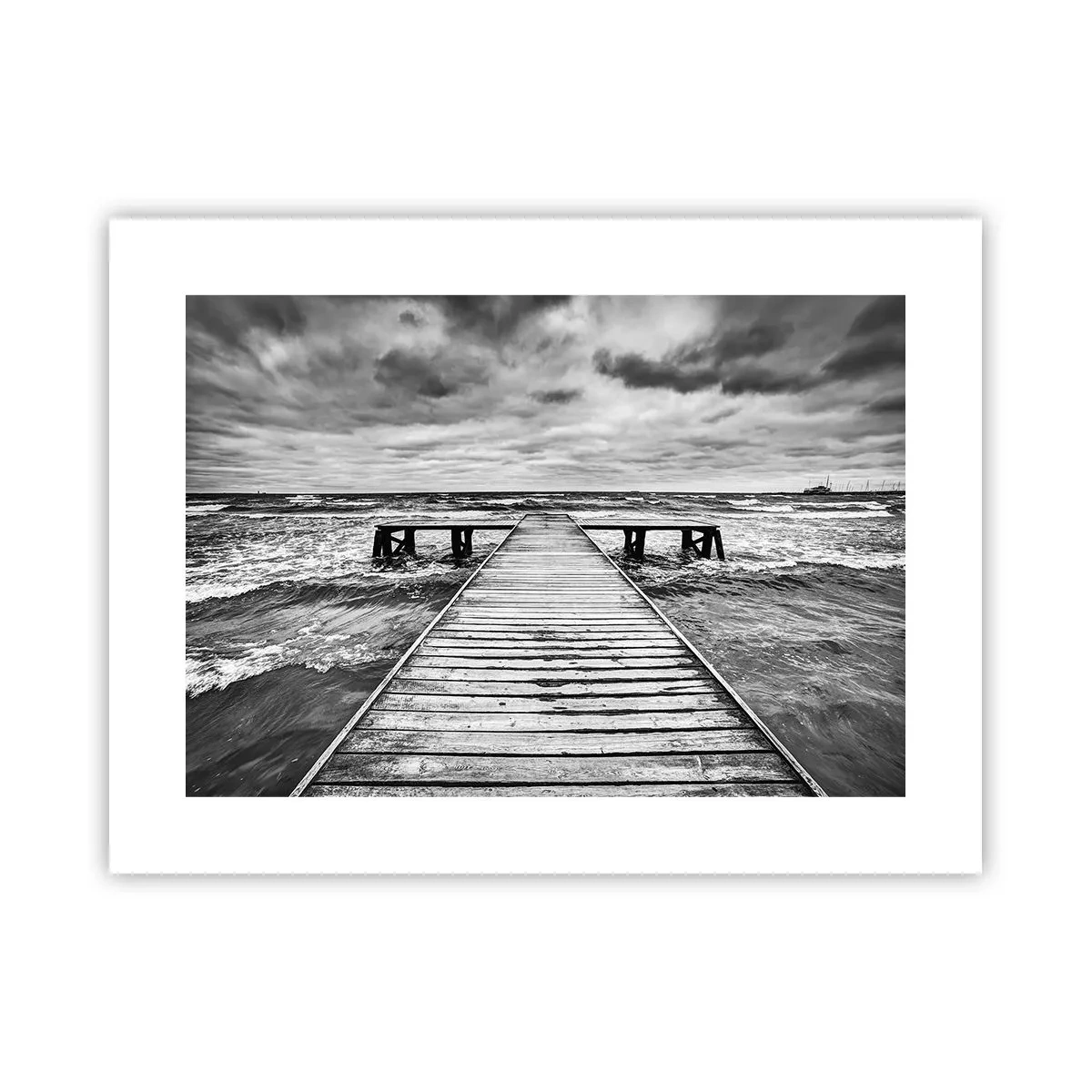 Affiche - Poster - J'attends que le vent, ça le chassera... - 40x30 cm