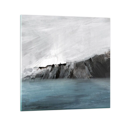 Impression sur verre - Image sur verre - Eau – terre : choc des éléments - 60x60 cm