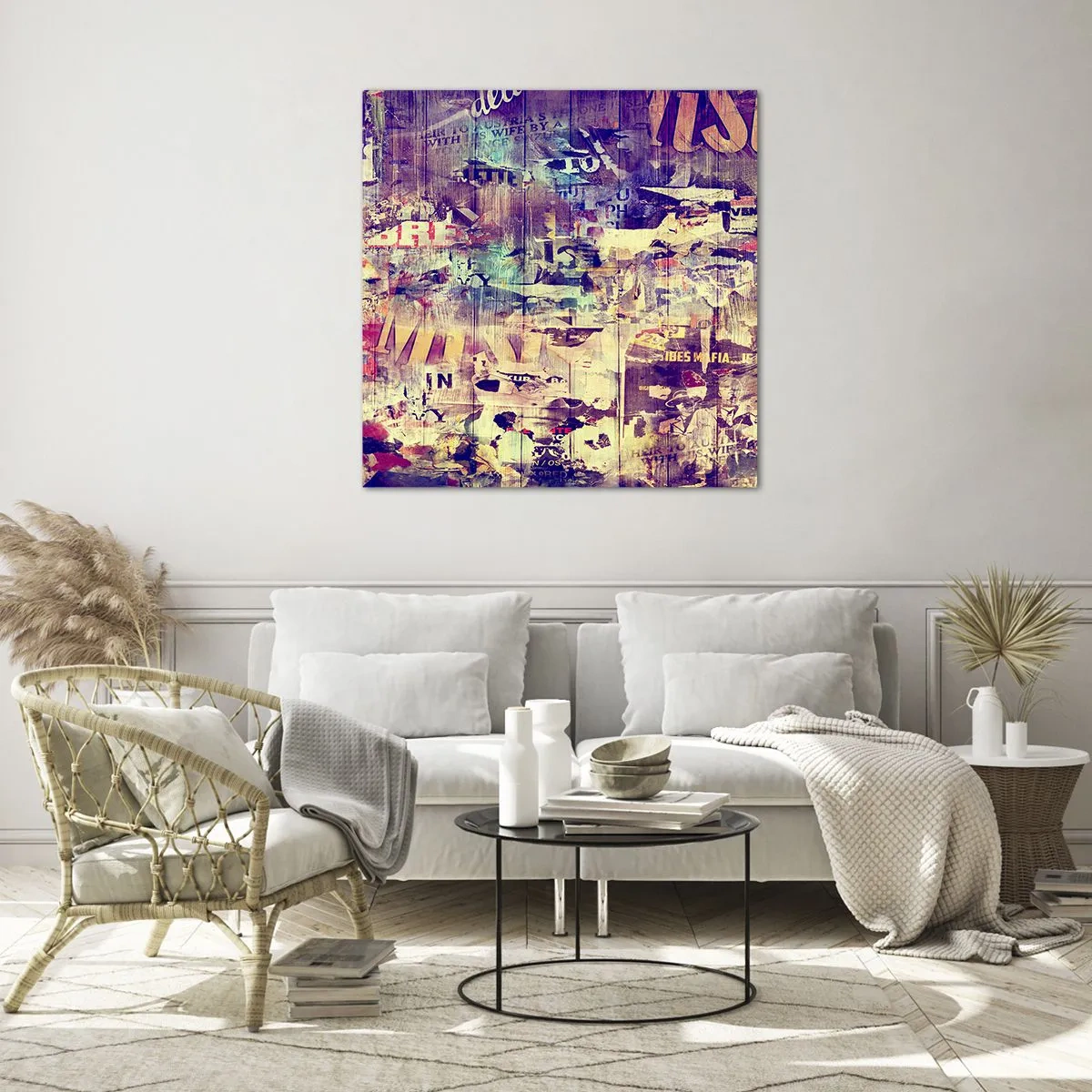 Impression sur verre - Image sur verre - Et c'est tout ce qu'il y a à faire - 50x50 cm
