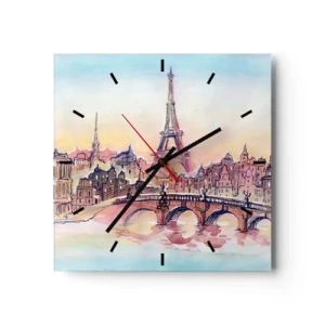 Horloge murale - Pendule murale - La seule ville de ce type au monde - 40x40 cm