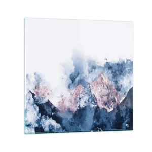 Impression sur verre - Image sur verre - Ce sont des sommets ! - 70x70 cm