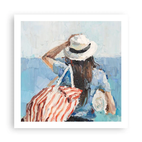 Affiche - Poster - Bienvenue à vos vacances - 60x60 cm