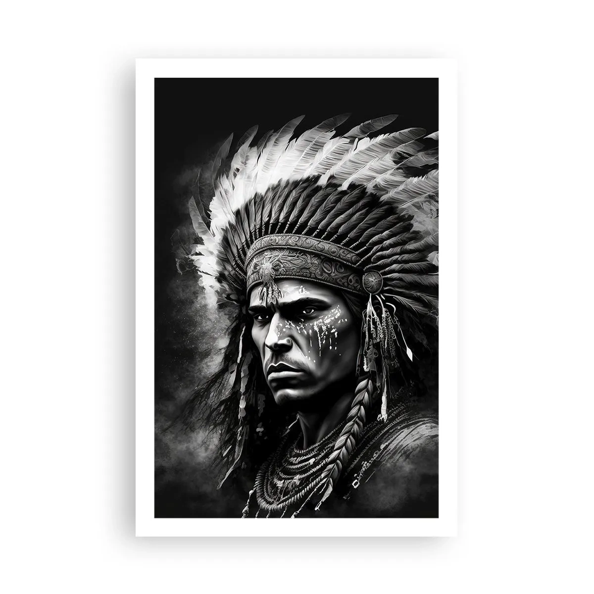 Affiche - Poster - Un leader et un guerrier - 61x91 cm