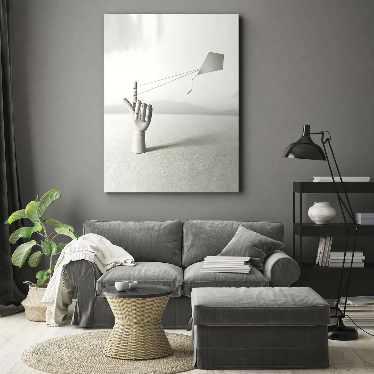 Impression sur toile - Image sur toile - Épreuve de force - 55x100 cm