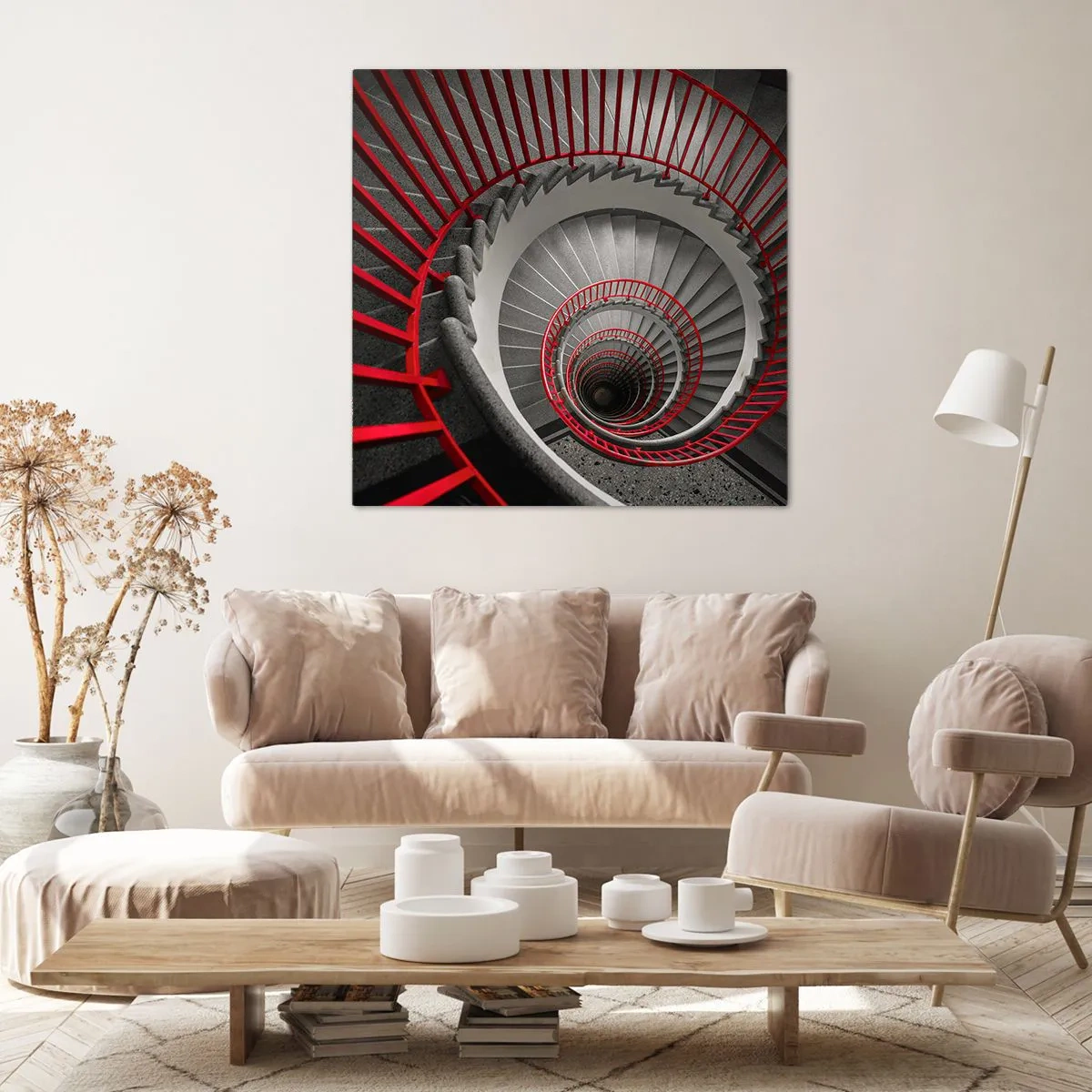 Impression sur toile - Image sur toile - Amusement architectural - 60x60 cm