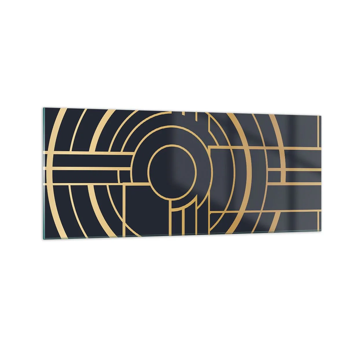 Impression sur verre - Image sur verre - Rotation des éléments - 100x40 cm