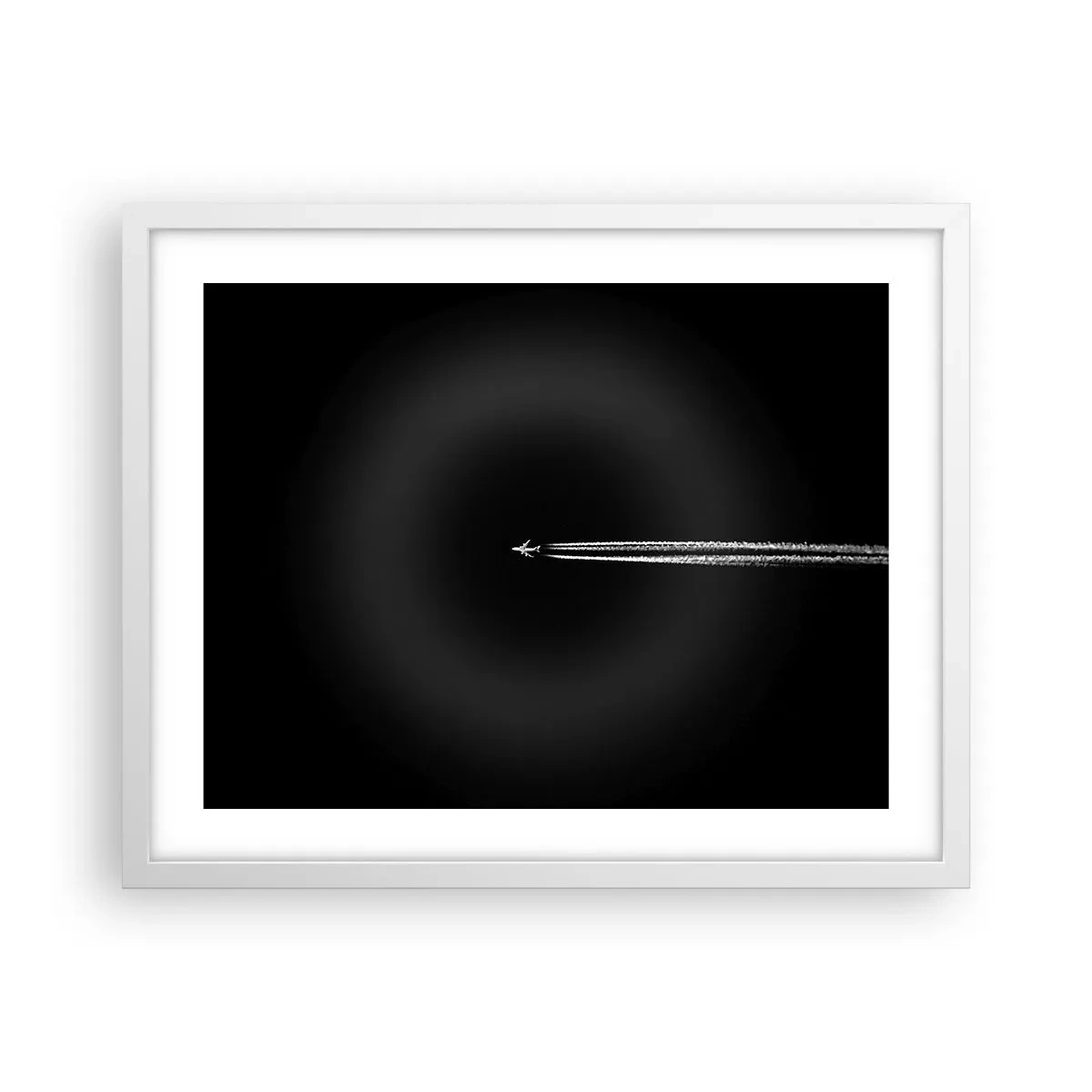 Affiche dans un cadre blanc - Poster - Dans une autre dimension - 50x40 cm