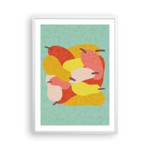 Affiche dans un cadre blanc - Poster - Essayez le soleil d'été - 50x70 cm