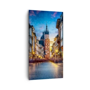 Impression sur toile - Image sur toile - La magie de Cracovie - 55x100 cm