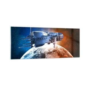 Impression sur verre - Image sur verre - Un observateur attentif - 100x40 cm