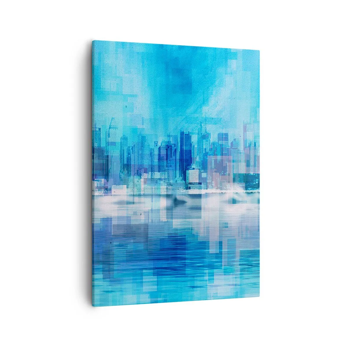 Impression sur toile - Image sur toile - Noyé dans le bleu - 50x70 cm