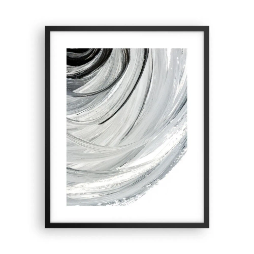 Affiche dans un cadre noir - Poster - Composition orbitale - 40x50 cm