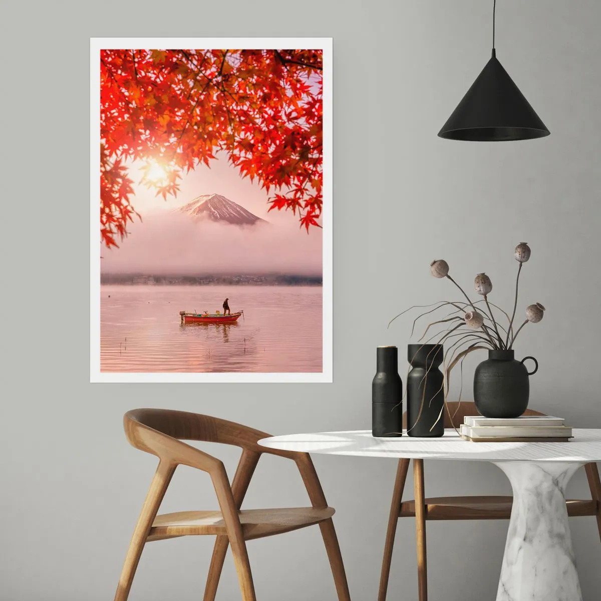 Affiche - Poster - Dans le climat japonais - 30x40 cm