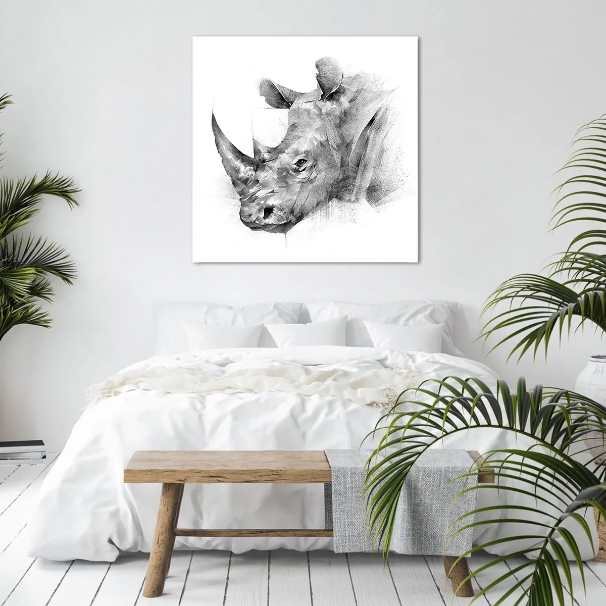 Impression sur toile - Image sur toile - Potrait africain - 50x50 cm