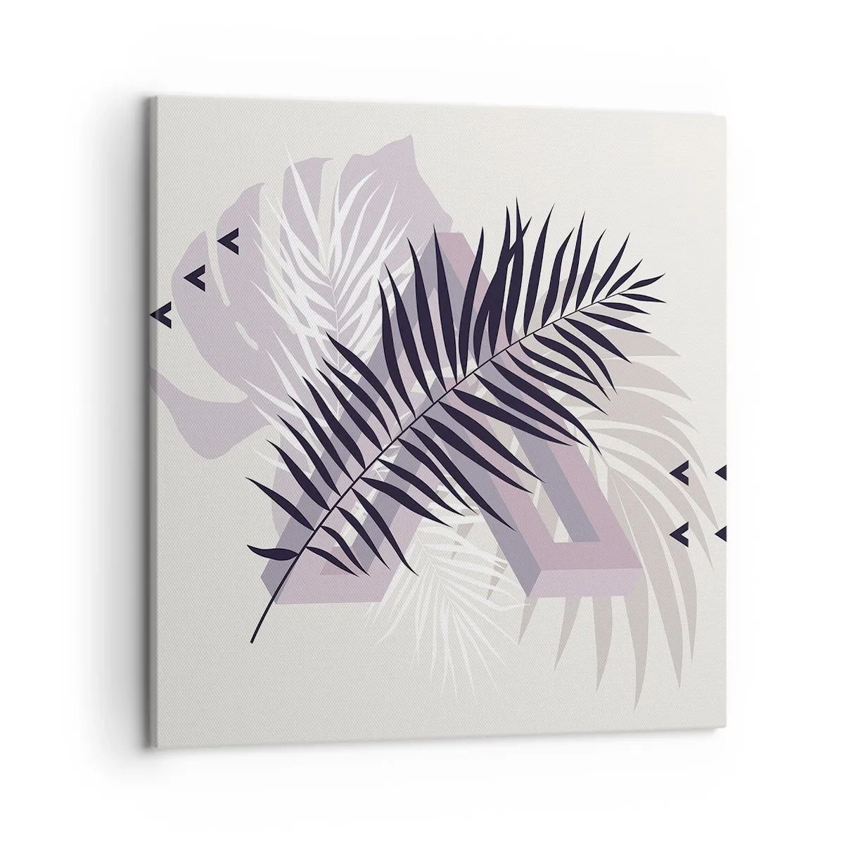 Impression sur toile - Image sur toile - L'ombre de l'obscurité - 50x50 cm