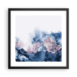 Affiche dans un cadre noir - Poster - Ce sont des sommets ! - 40x40 cm