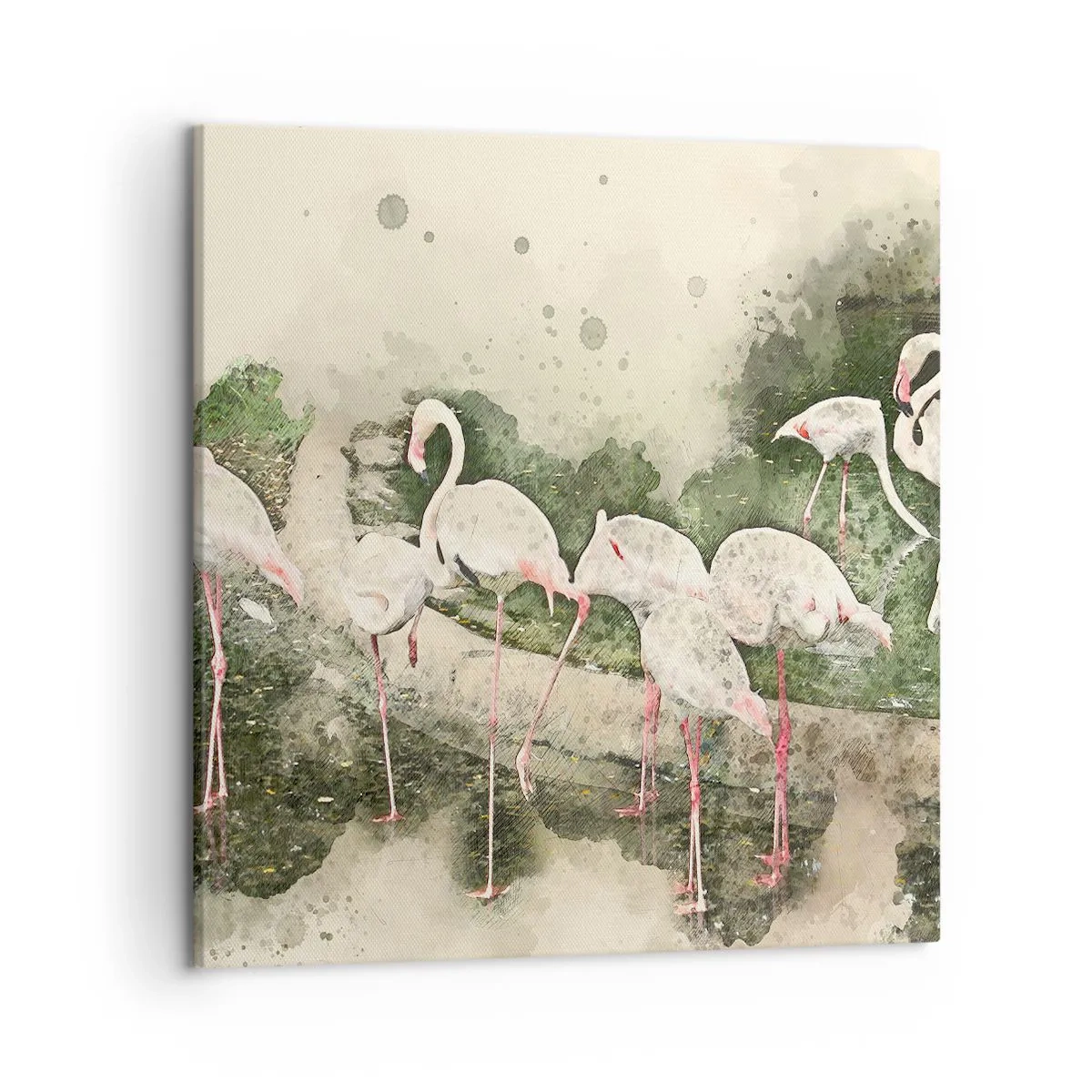 Impression sur toile - Image sur toile - Rêve exotique - 50x50 cm