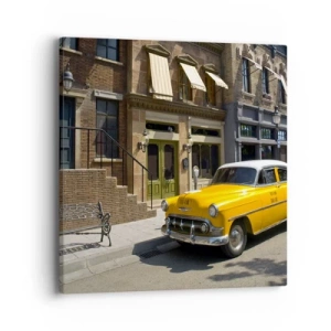 Impression sur toile - Image sur toile - Il y a longtemps en Amérique - 40x40 cm