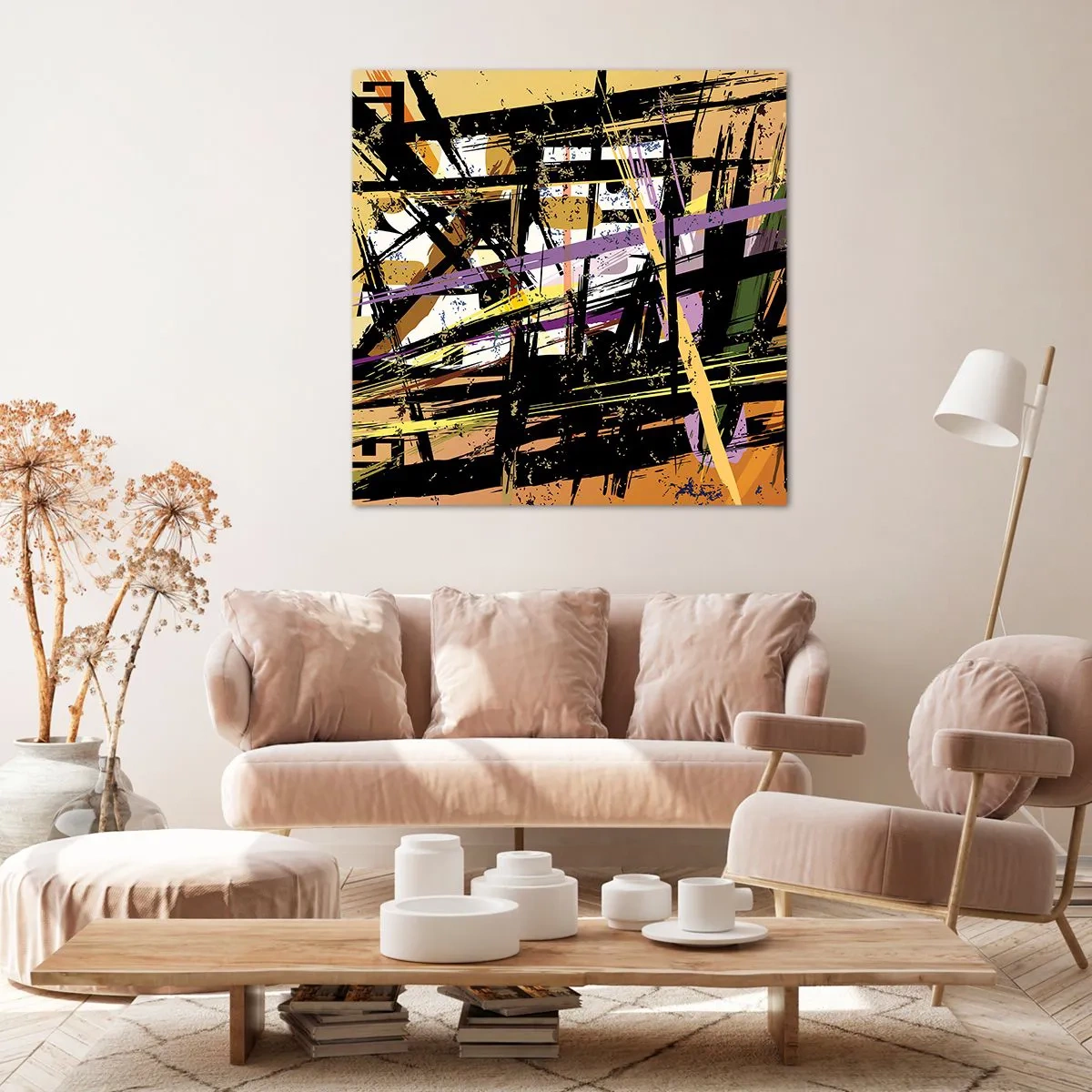 Impression sur toile - Image sur toile - Une coupe nette - 30x30 cm