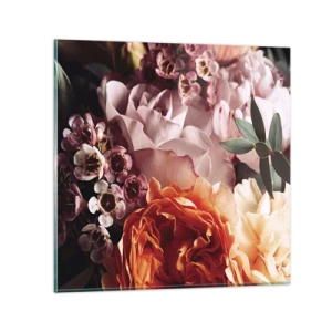 Impression sur verre - Image sur verre - Enveloppé de beauté - 60x60 cm