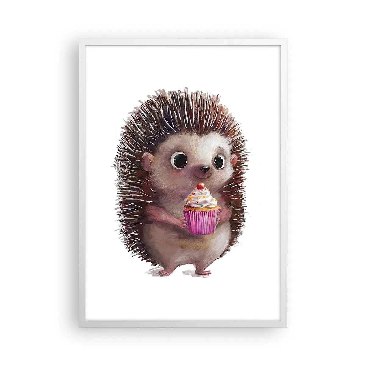 Affiche dans un cadre blanc - Poster - La fête c'est tous les jours - 50x70 cm