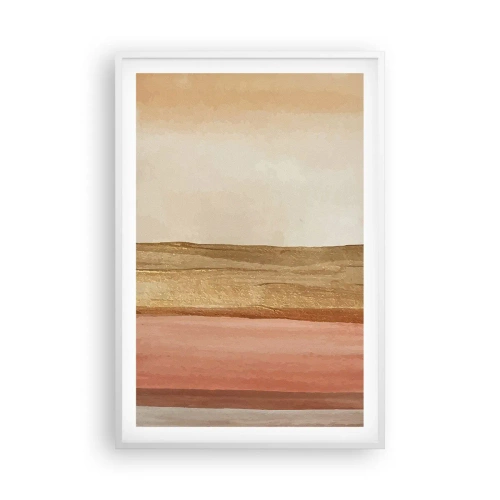 Affiche dans un cadre blanc - Poster - Composition verticale - 61x91 cm