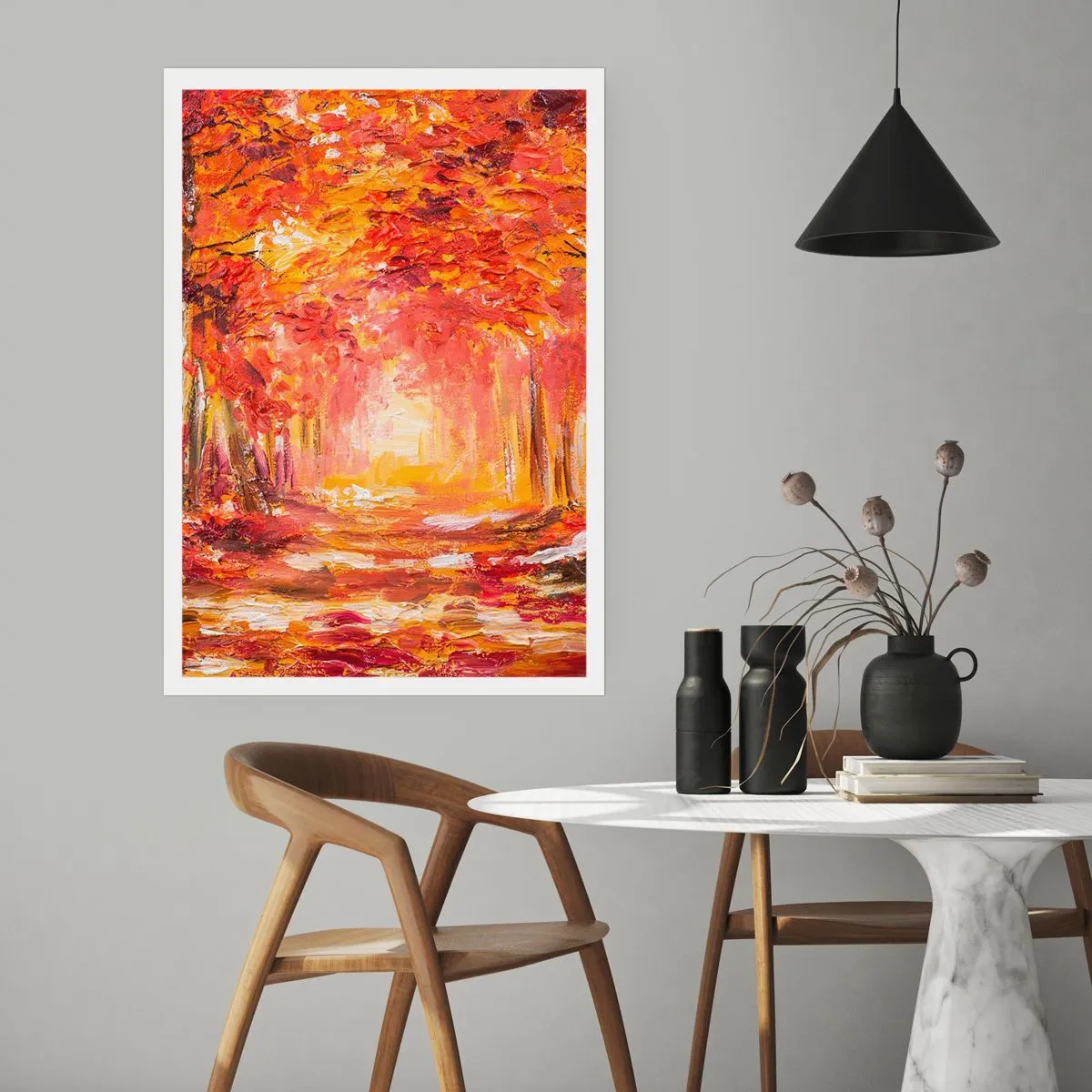 Affiche - Poster - Forêt de cuivre - 70x100 cm
