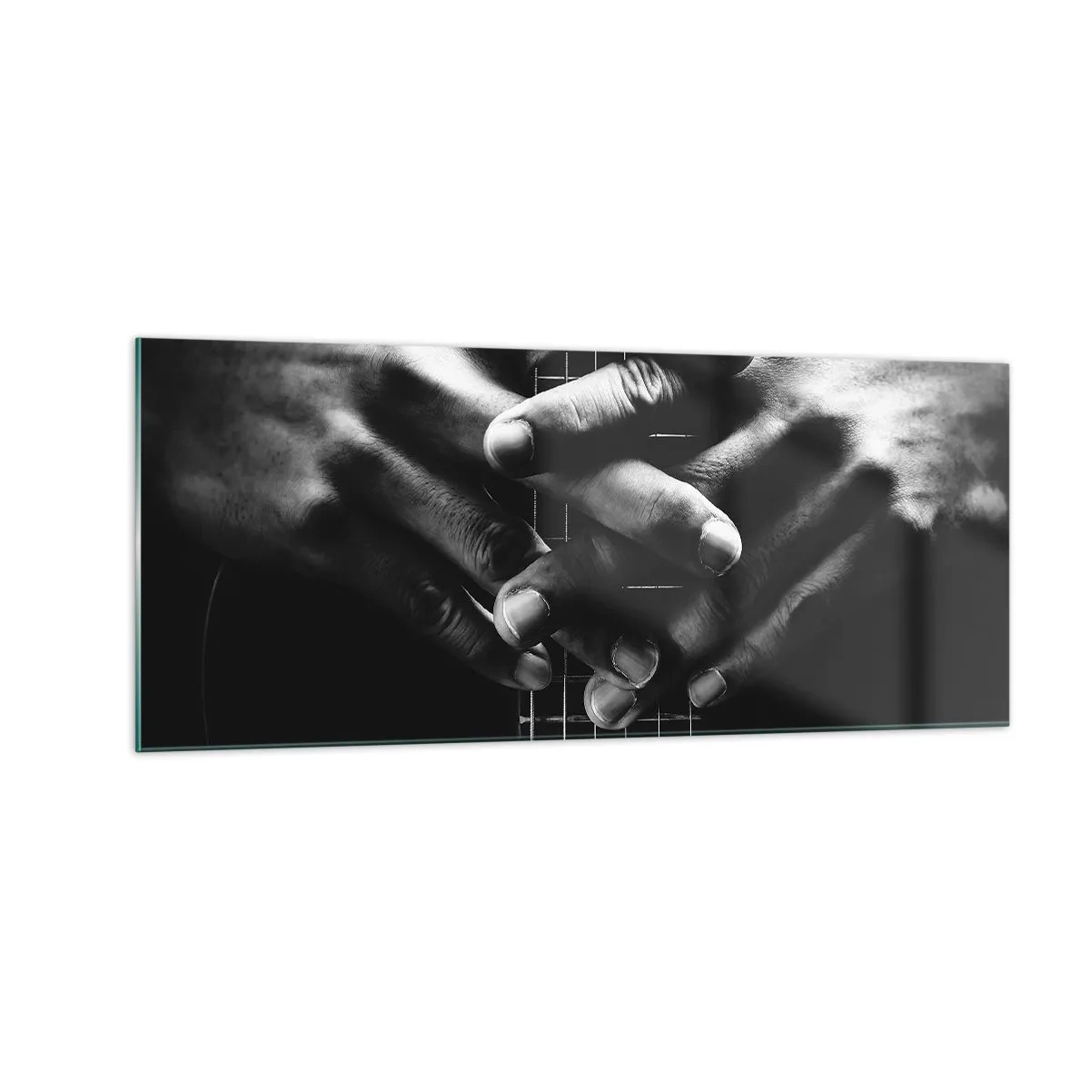 Impression sur verre - Image sur verre - Prière d'artiste - 100x40 cm