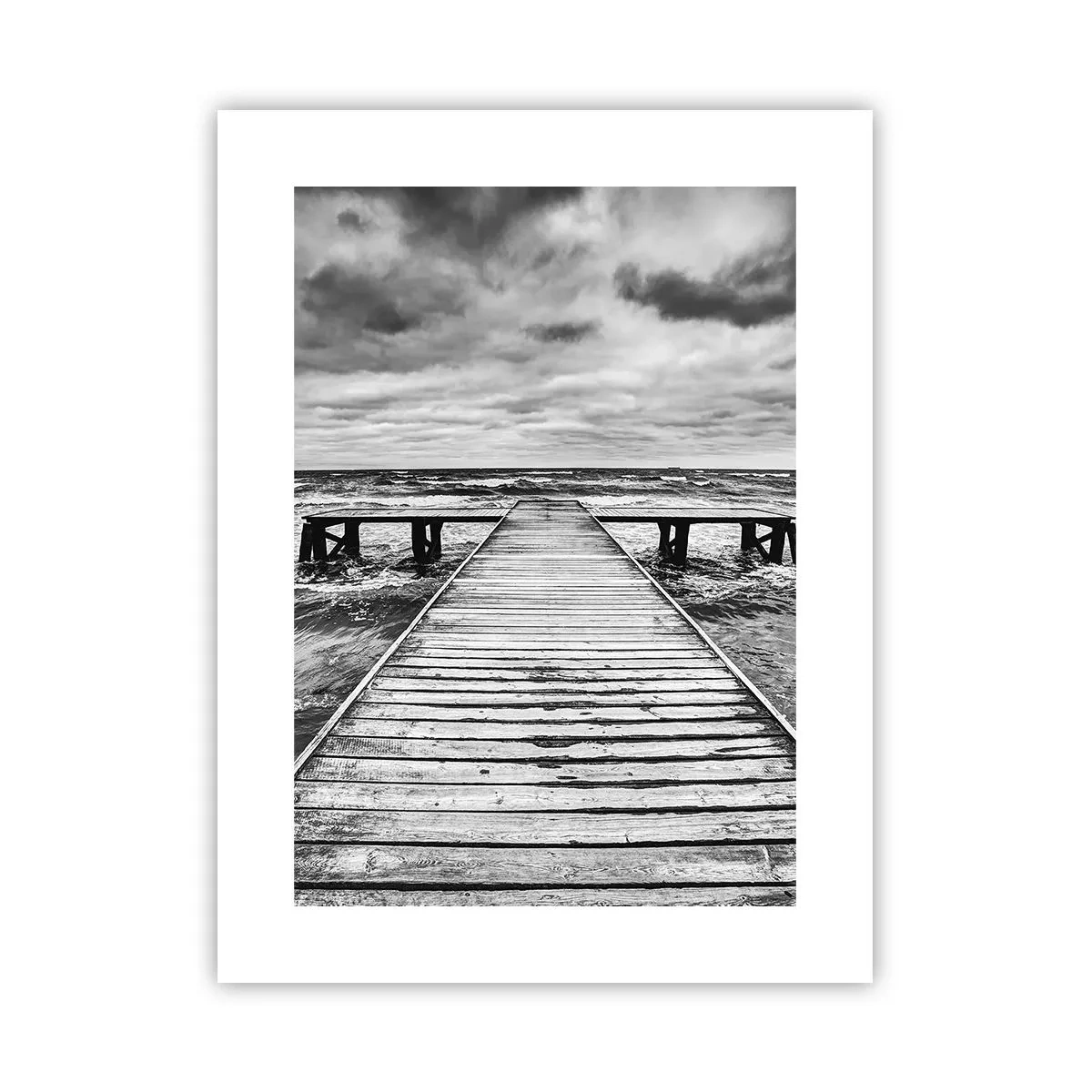 Affiche - Poster - J'attends que le vent, ça le chassera... - 30x40 cm