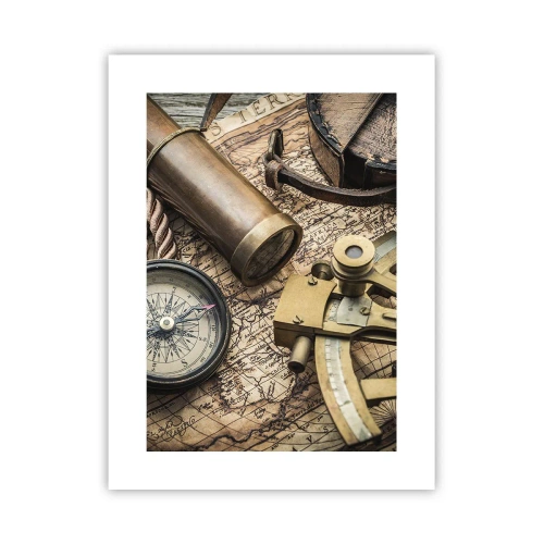 Affiche - Poster - Fixer un cap - 30x40 cm