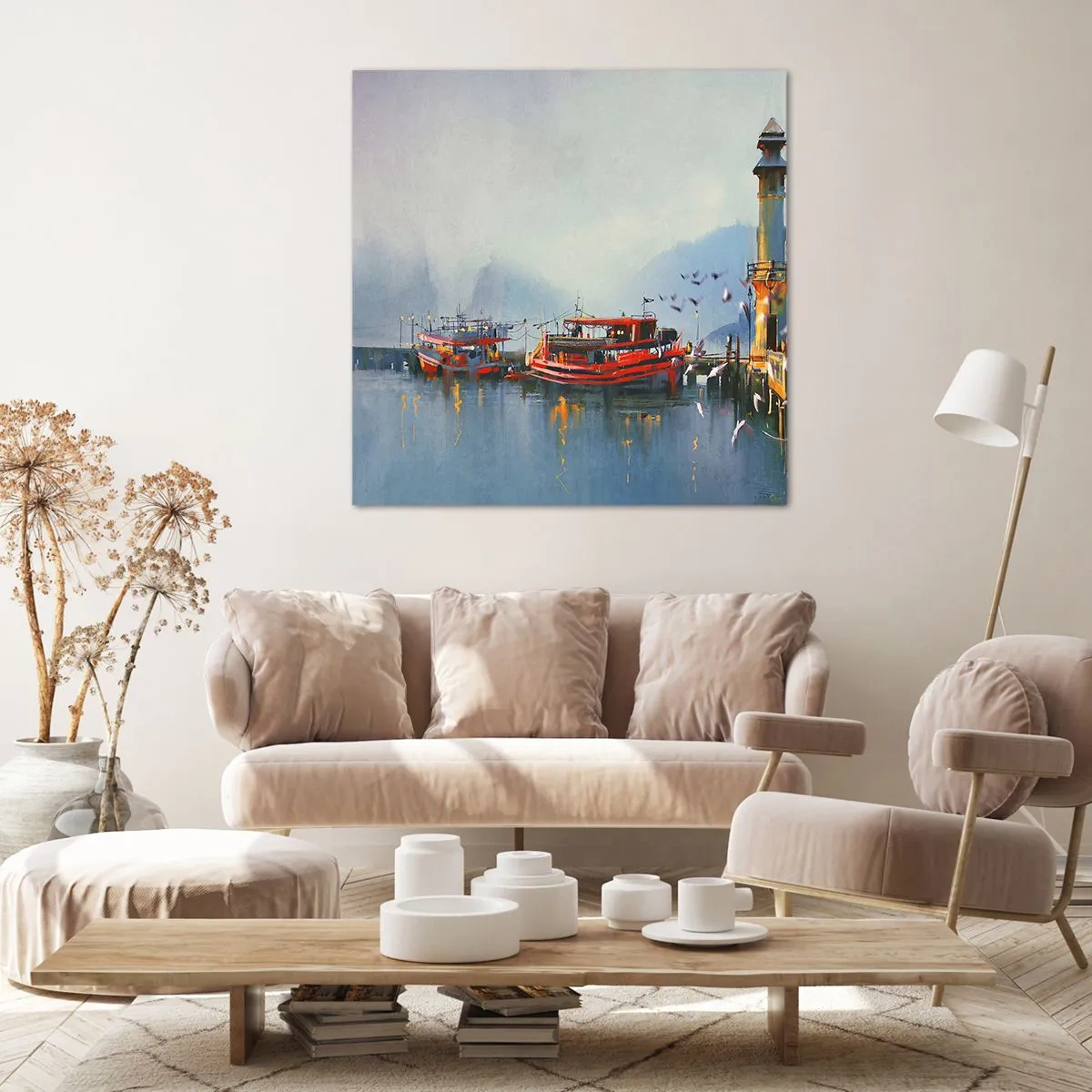 Impression sur toile - Image sur toile - Na końcu świata - 50x50 cm