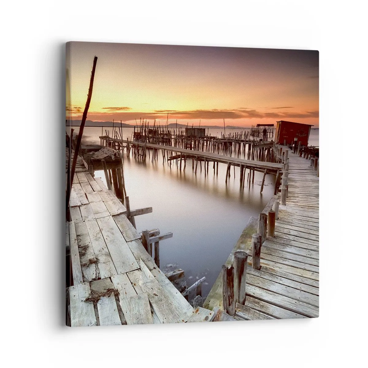 Impression sur toile - Image sur toile - Authentique, pas un attrape touristique - 40x40 cm
