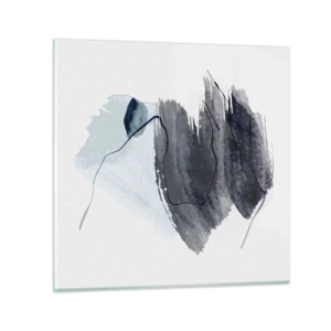 Impression sur verre - Image sur verre - Intensité et mouvement - 30x30 cm