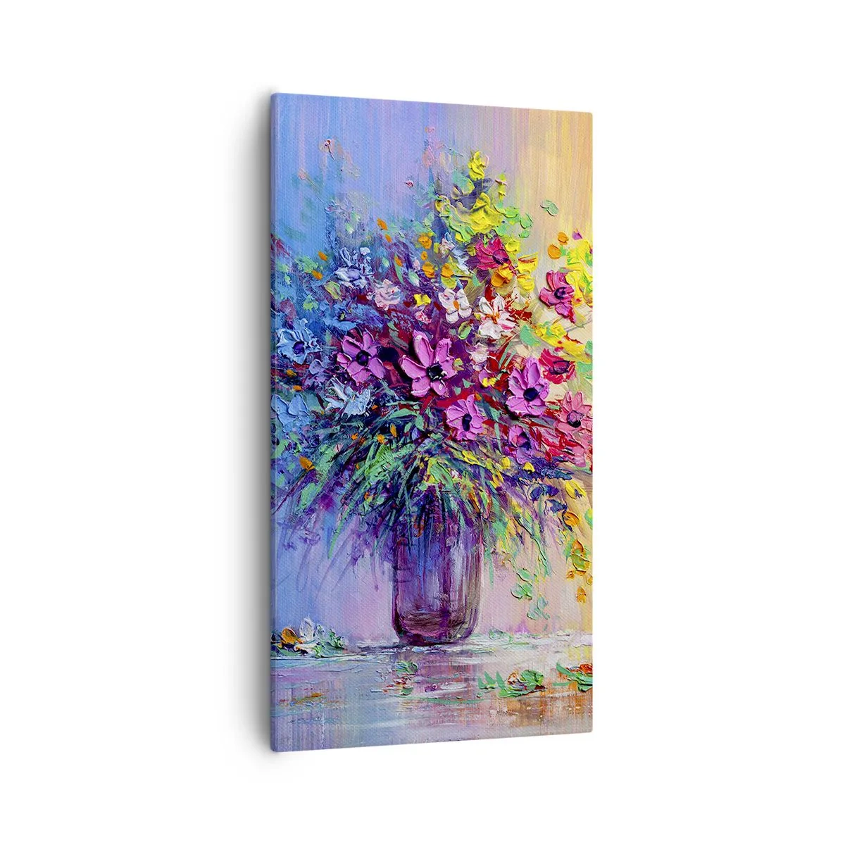 Impression sur toile - Image sur toile - Cadeau d'été de la prairie - 55x100 cm