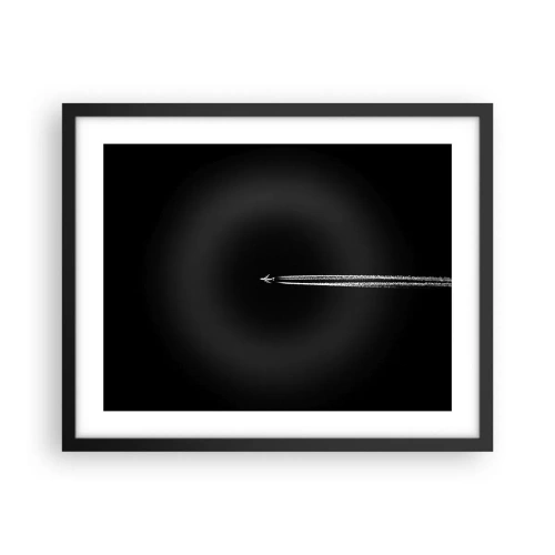 Affiche dans un cadre noir - Poster - Dans une autre dimension - 50x40 cm