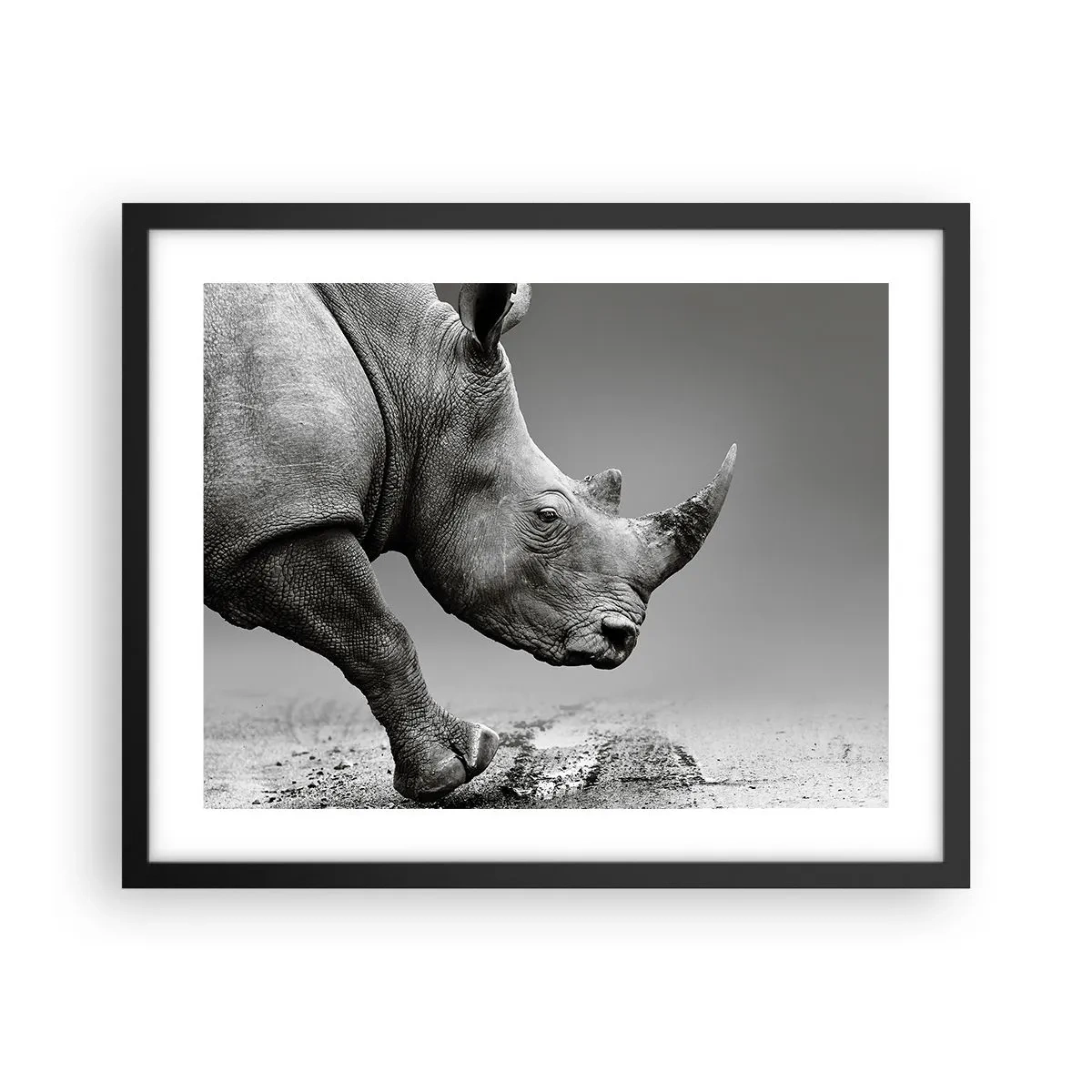 Affiche dans un cadre noir - Poster - Force inarrêtable - 50x40 cm