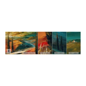 Échantillon de Papier Peint Premium Sand - paysage toscan - Paysage, Toscane, Voyages - 100x30 cm